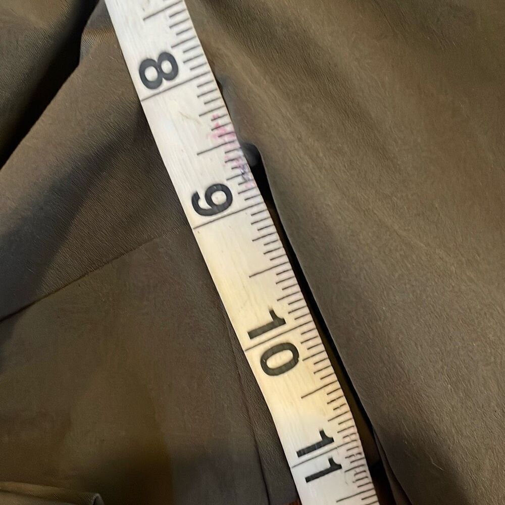 Athleta skyline paperbag olive green pant size 2 - Picture 7 of 11